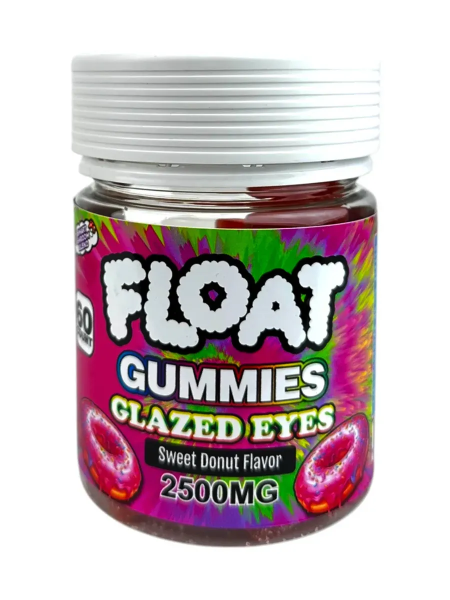 Glazed Eyes Float Smart D9 Blend Gummies 2500mg