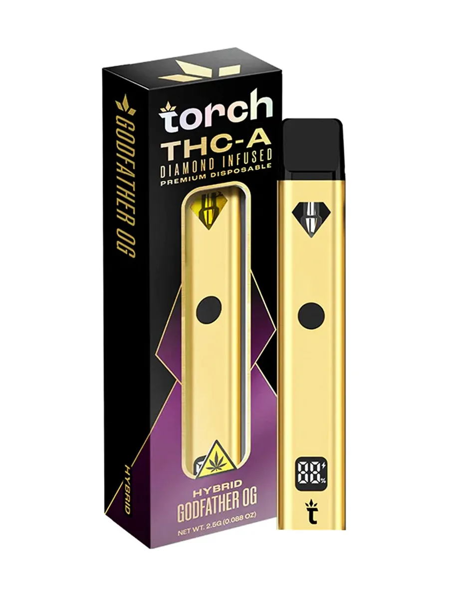 Godfather OG Torch THCA Diamond Infused Premium Disposable 2.5G