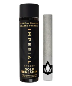 Gold Benjamin Imperial THCA Diamond Loaded Pre-Roll 2G