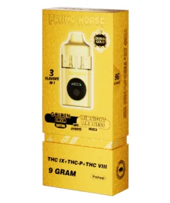 Golden Lava | Midnight Madness Flying Horse Dubai Gold 3 in 1 Disposable 9G