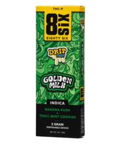 Golden Milk 8SIX Drip Series THC-P Disposable 2G
