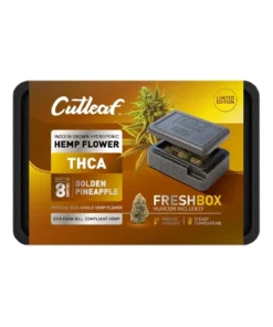 Golden Pineapple Cutleaf THCA Flower 8g + FreshBox