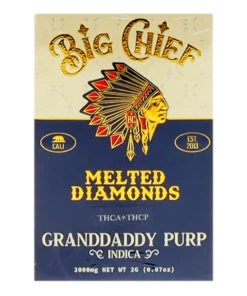 Granddaddy Purp Big Chief Melted Diamonds THCA+THCP Cart 2G