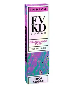 Granddaddy Purp FVKD Exotics THC-A Sugar Disposable Vape 3.5G