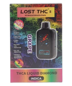 Grape Lost THC THC-A Liquid Diamond Disposable 2G
