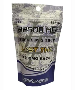 Grape Lost THC THCA x D9 x THCP Exotic Gummies 22500MG