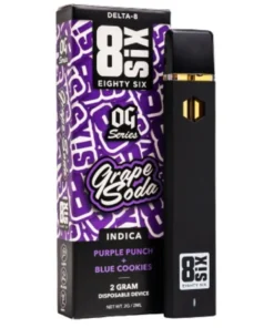 Grape Soda 8SIX OG Series Delta 8 THC Disposable 2G