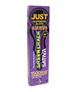 Green Crack Sativa Just Delta Supreme Blend Live Resin Vape 1.5G