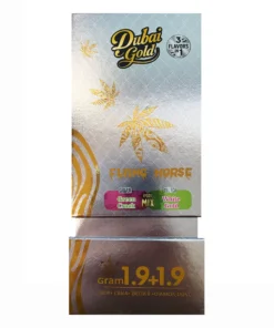 Green Crack | White Gold Flying Horse Dubai Gold Disposable 3.8G