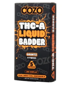 Gruntz DOZO THCA Liquid Badder Disposable 5G