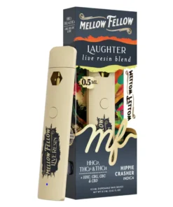 Hippie Crasher Mellow Fellow Laughter Live Resin Blend Vape 0.5ML