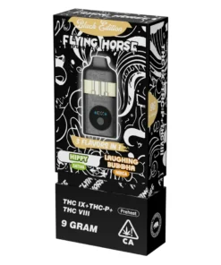 Hippy | Laughing Buddha Flying Horse Black Edition Disposable 9G