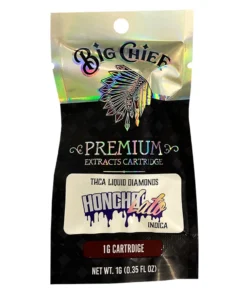 Alternative view of Honcho Late Big Chief Premium Extracts Liquid Diamonds THCA Cartridge 1G