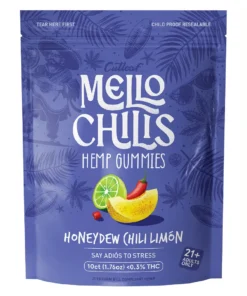 Honeydew Chili Limon Mello Chilis Hemp Gummies 10ct