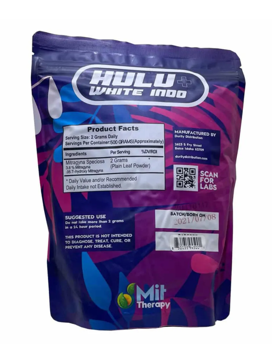 Hulu | White Indo Mit Therapy Kratom Extract Powder 500G - Image 2