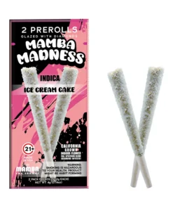 Ice Cream Cake Mamba Madness Diamond Infused Pre-Roll 2ct 4G