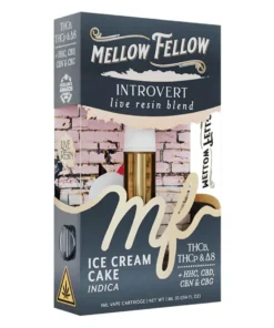 Introvert Blend Ice Cream Cake Mellow Fellow Live Resin Cartridge 1ml