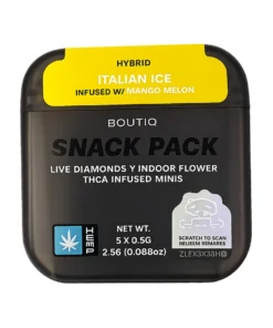 Italian Ice | Mango Melon BOUTIQ THCA Infused Mini Pre-Rolls 5ct 0.5G
