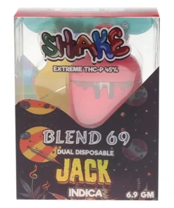 Alternative view of Jack X Lime Sherbert Punch Shake Extreme THC-P Blend 69 Dual Disposable 6.9 G