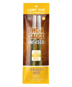 Jealousy Juice Lost THC THC-A Sauce Infused Pre-Roll 2ct 2g