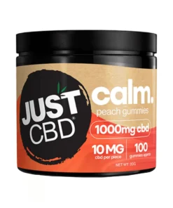 Just CBD Calm Peach Gummies 1000mg