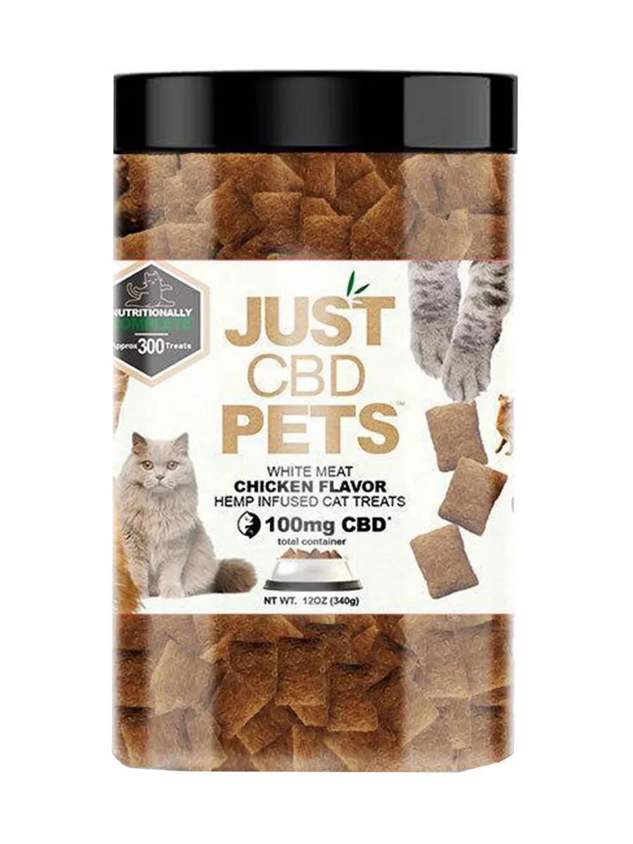 Just CBD Pets Cat Treats Chicken Flavor 100MG