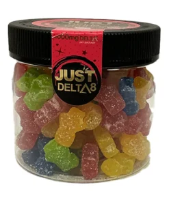 Just Delta 8 Sour Blockheads Sour Gummies 1000mg