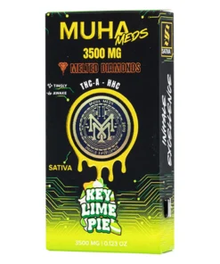 Key Lime Pie Muha Meds New Version THCA HHC Melted Diamonds Disposable 3500MG