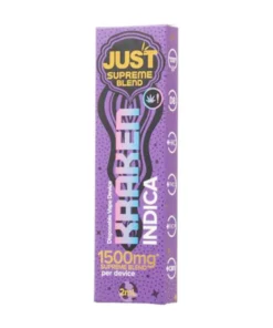 Kraken Indica Just Delta Supreme Blend Live Resin Vape 1.5G