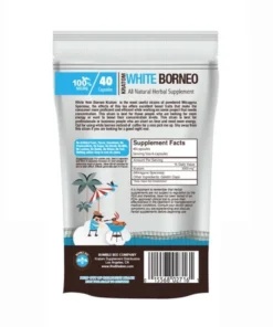 Alternative view of Bumble Bee White Borneo Kratom Capsules 40pcs