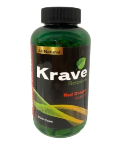 Krave Botanicals Red Dragon Kratom Capsules 300ct