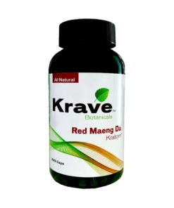 Krave Botanicals Red Maeng Da Kratom Capsules 300ct