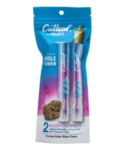 Kush Berries Cutleaf Whole Flower Pre Rolls 2G