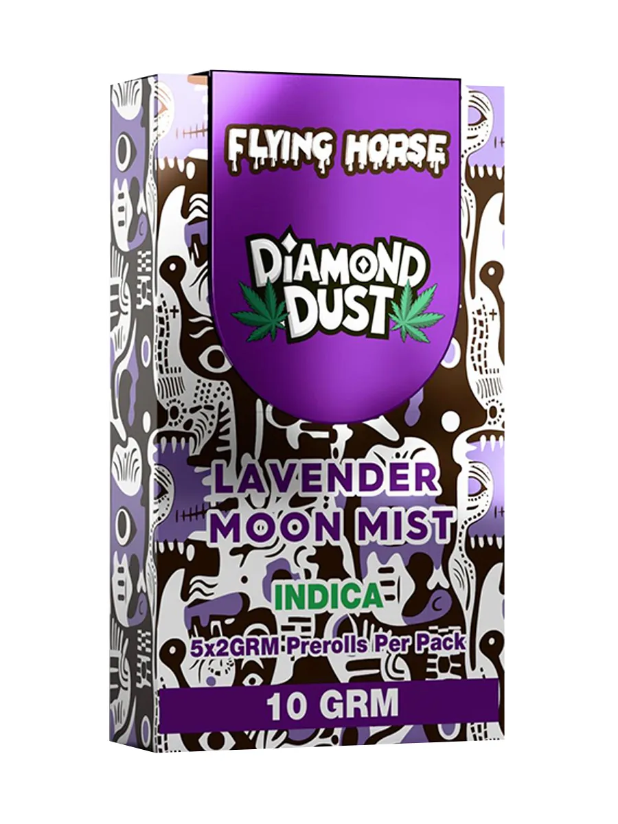 Lavender Moon Mist Flying Horse Pre-Roll Diamond Dust 10G