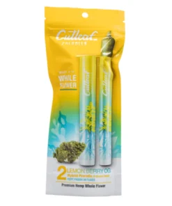Lemon Berry OG Cutleaf Whole Flower Pre Rolls 2G
