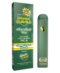 Lemon Octane Punch Hidden Hills Mini Mart Bar THC-A Rechargeable Disposable 1G