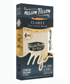 Lemon Skunk Mellow Fellow Clarity Live Resin Blend Disposable 4ml