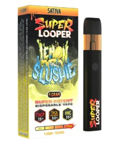 Lemon Slushie Super Looper Super Potent THCP+THCA+HHC Vape 1G