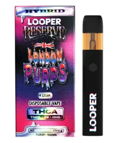 London Purps Looper Reserve THCA Disposable 1G