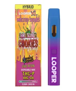 Girl Scout Cookies Looper XL Melted Series THC-P+HHC+D8 Vape 3G