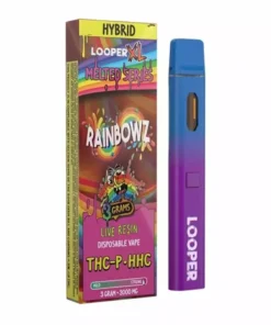 Rainbowz Looper XL Melted Series HHC+THC-P Vape 3G
