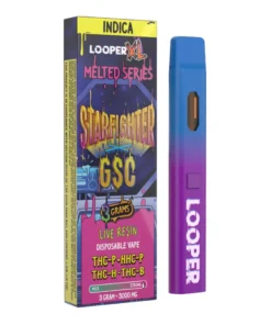 Starfighter Looper XL Melted Series HHC-P+THC-H+THC-P+THC-B Vape 3G