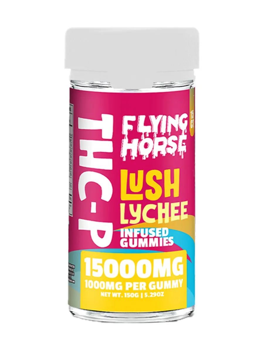 Lush Lychee Flying Horse THCP Infused Gummies 15000MG 15ct