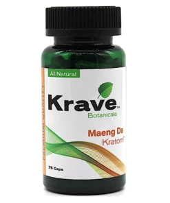 Maeng Da Krave Botanicals Kratom Capsules 75ct