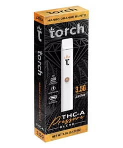 Mango Orange Runtz Torch THC-A Pressure Blend Disposable 3.5G