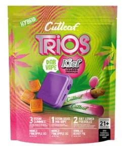 Mango Pineapple | Vanilla Berry Pie Cutleaf Trios Kief Loaded