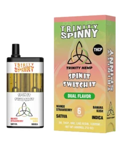 Mango Strawberry | Banana Kush Trinity Spinny THCP Dual Flavor Vape 6G