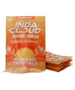 Mango Tangerine Day Time IndaCloud Delta 9 THC Popping Crystals 25MG