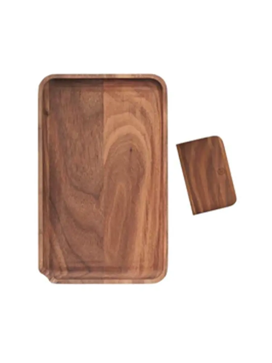 Marley Natural Black Walnut Small Rolling Tray - Image 2