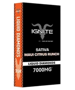 Maui Citrus Runch Ignite Liquid Diamonds Disposable 7000mg